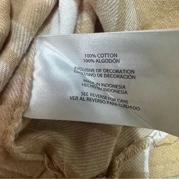 Gap Women's Soft Cotton Relaxed Fit Button Up Flannel Shirt Size Large-New - Picture 15 of 15